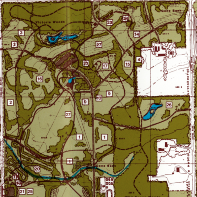 1986 Master Plan map