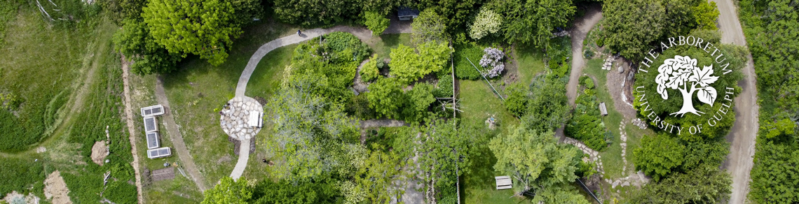 Map featuring the planned updates to the Permaculture Garden in the Gosling Wildlife Gardens