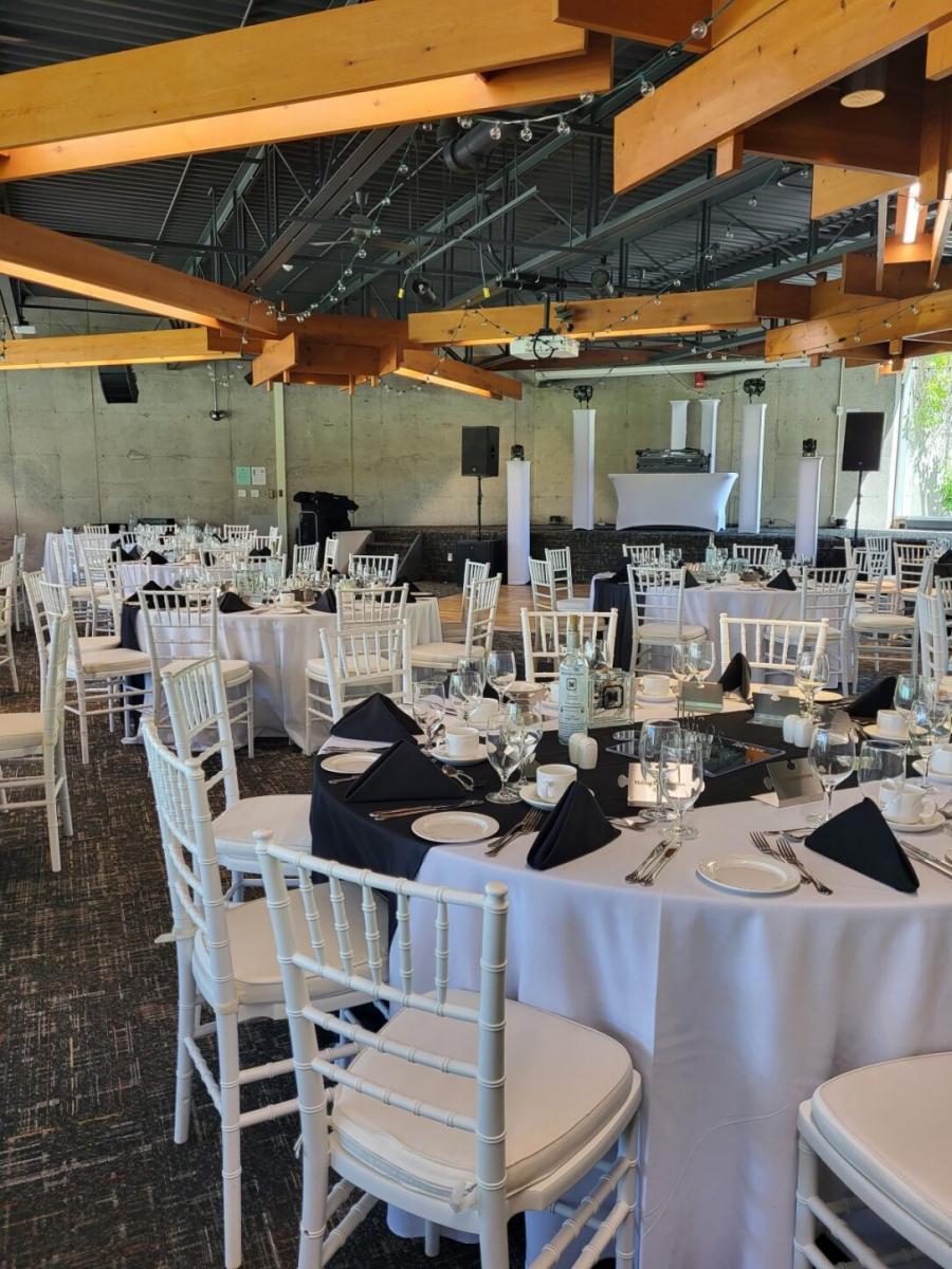 Arboretum Auditorium Wedding Setup