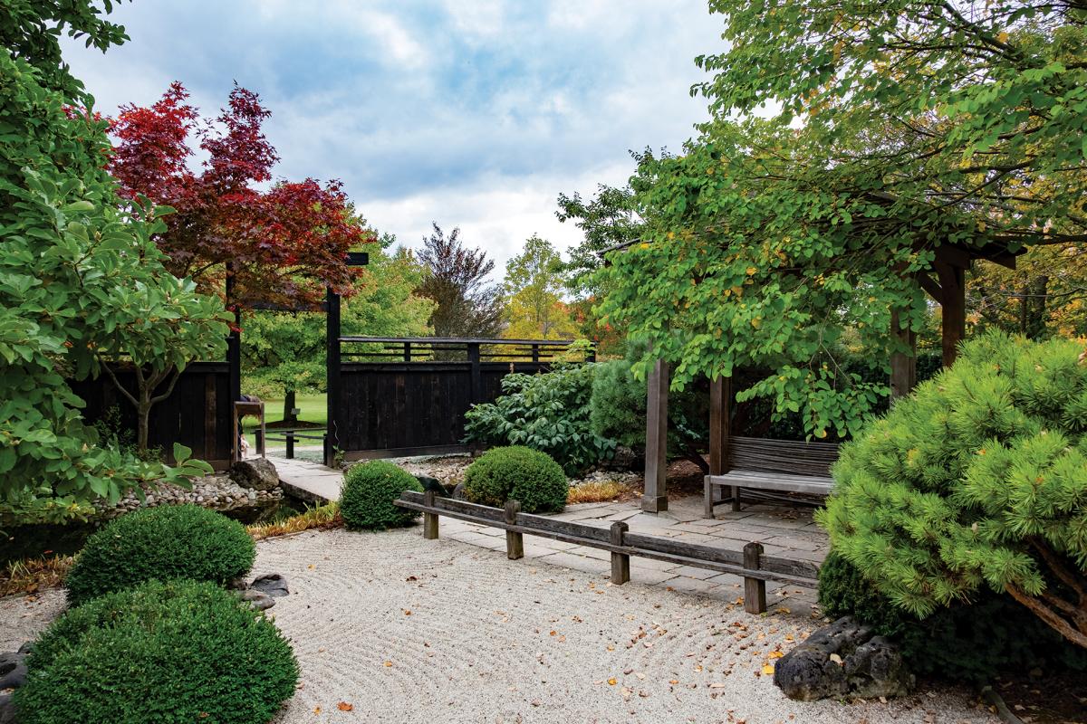 colour photo of the Japanese Garden
