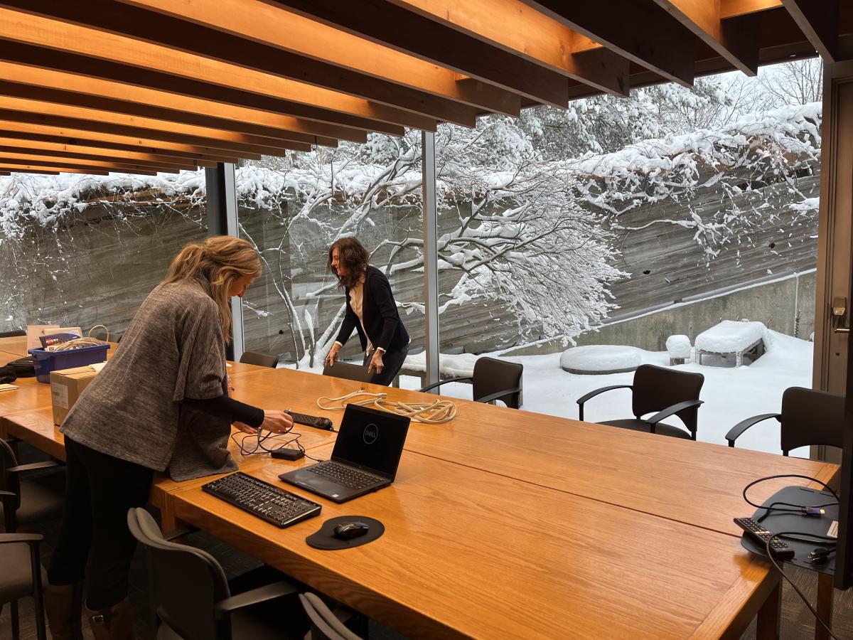 Arboretum's Boardroom in Winter
